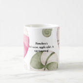 独自のペパーミントキャンディクリスマスを作成 モーフィングマグカップ (中央)