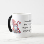 独自のペパーミントクリスマスプレゼント格言の作成 モーフィングマグカップ (正面左)