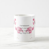 独自のペパーミントフラミンゴクリスマスを作成 モーフィングマグカップ (中央)