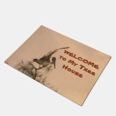 独自のペリカンカスタムの木のドアマットを作成 ドアマット (アングル)