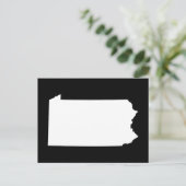 独自のペンシルバニア州の移行発表の作成 ポストカード (スタンド正面)