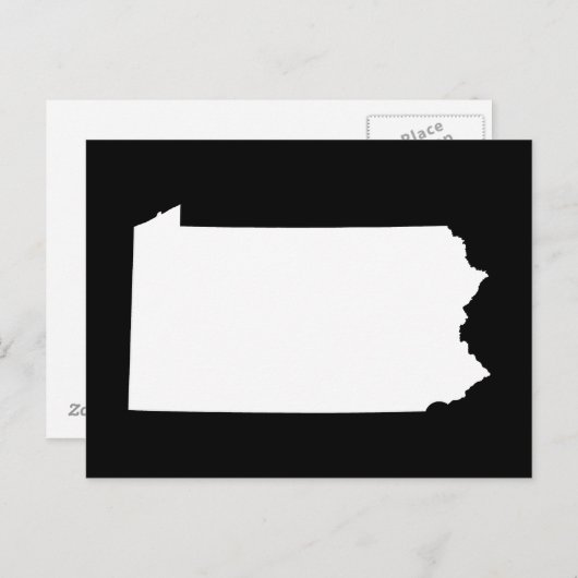 独自のペンシルバニア州の移行発表の作成 ポストカード (正面/裏面)