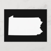 独自のペンシルバニア州の移行発表の作成 ポストカード (正面)