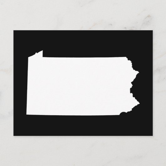 独自のペンシルバニア州の移行発表の作成 ポストカード (正面)