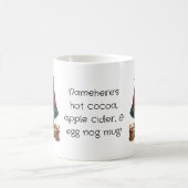 独自のホリークリスマスプレイド格言ベルの作成 モーフィングマグカップ (中央)