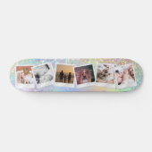 独自のホログラフィックグリッターの輝きを作成ガーリー スケートボード (横)