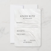 独自のホワイトパールかわいらしテクスチャを作成する 出欠カード (正面)