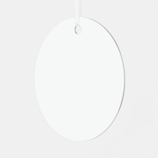 独自のホワイトメタルサークルオーナメントを作成 メタルオーナメント (正面左)