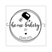 独自のホームベーカリーの作成 ラバースタンプ (インプリント)