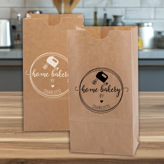 独自のホームベーカリーの作成 ラバースタンプ