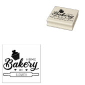 独自のホームベーカリーの作成 ラバースタンプ (押印)