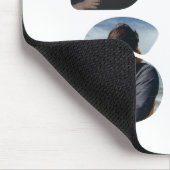 独自のボス写真の一致カップルを作成 マウスパッド (コーナー)