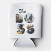 独自のボス写真の一致カップルを作成 缶クーラー (正面)