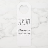 独自のボトルハンガーラベルの作成 ボトルネックタグ (裏面)