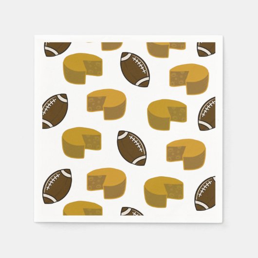 独自のボードスーパーボウルパーティーを持って来る スタンダードカクテルナプキン (正面)