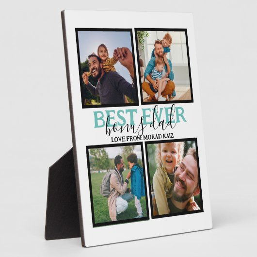独自のボーナスモダンパパの作成4 Photo Collage フォトプラーク (側面)