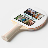 独自のボーナスモダンパパの作成4 Photo Collage 卓球ラケット (正面アングル)