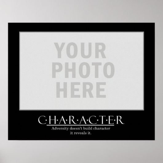 独自のポスターのやる気を起こさせる作成 – キャラクター ポスター (正面)