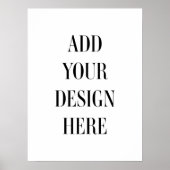 独自のポスターのカスタム作成 ポスター (正面)