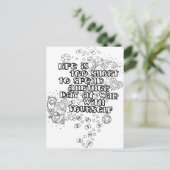 独自のポストカードに色を付ける ポストカード (スタンド正面)