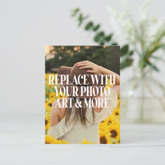 独自のポストカードを作成する ポストカード (スタンド正面)