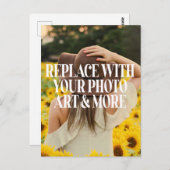 独自のポストカードを作成する ポストカード (正面/裏面)