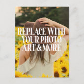 独自のポストカードを作成する ポストカード (正面)