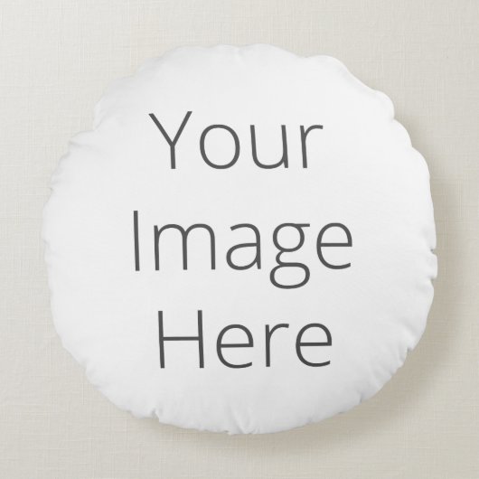 独自のポリエステルラウンド装飾用クッションの作成 ラウンドクッション (正面)