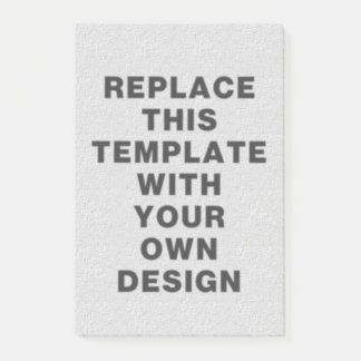 独自のポートレート向き4 x 6インチ ポストイット