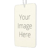 独自のポートレート長方形を作成 カーエアーフレッシュナー (左)