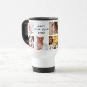 独自のポーパ最高のーを作成9 Photo Collage トラベルマグ (正面左)