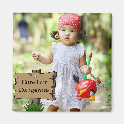 独自のマグネットを作成し、写真とメッセージを追加 マグネット (正面)