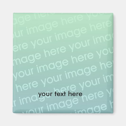 独自のマグネットマカスタムグネットを2インチ角にする マグネット (正面)