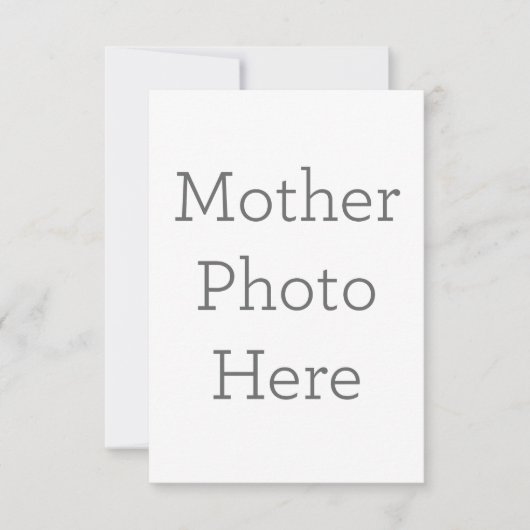 8.9cm x 12.7cmフラットサンキューカード (正面)