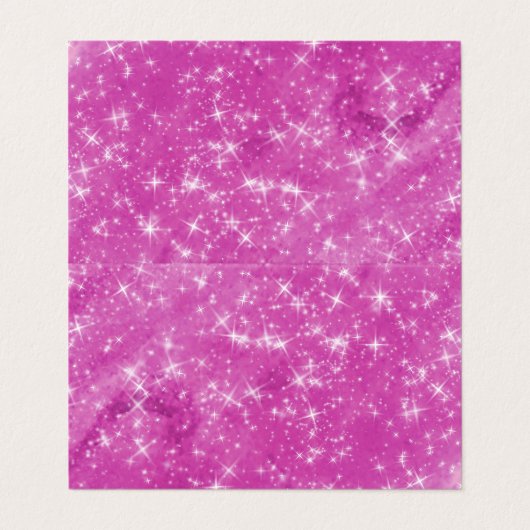 独自のマゼンタ色空白のグリッターの作成 名刺 (外部フラット)