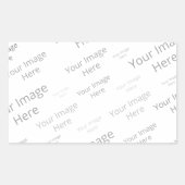 独自のマットカスタム長方形ステッカーを作成 長方形シール (正面)