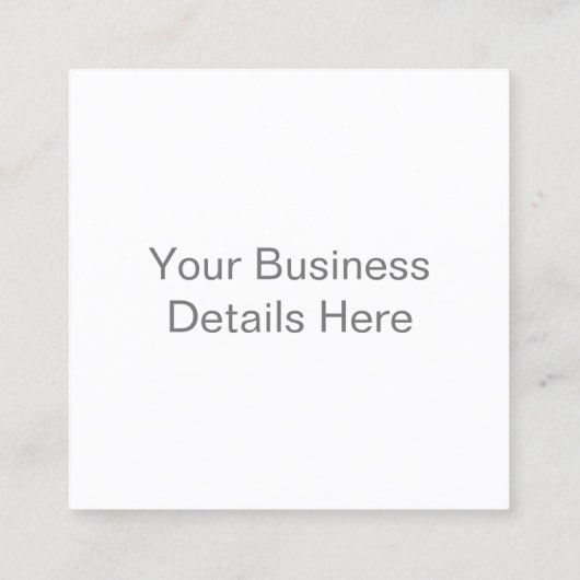独自のマット2.5インチx 2.5インチを作成する スクエア名刺 (裏面)