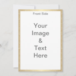 独自のマット5x7前面/背面誕生日 招待状