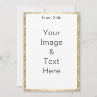 独自のマット5x7前面/背面誕生日 招待状