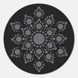 独自のマンダララウンドステックラシックカーを作成する ラウンドシール