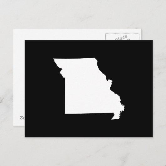 独自のミズーリ移動発表の作成 ポストカード (正面/裏面)