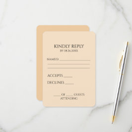 独自のミニマルカスタムリストの作成 出欠カード