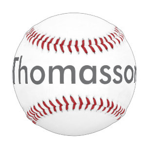 独自のミニマルパーソナライズされた主義モノグラムの作成 野球ボール