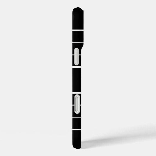 独自のミニマルパーソナライズされた主義モノグラムの作成 Case-Mate iPhoneケース (裏面 / 右)