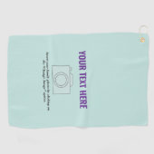 独自のムーンライトジェイドパステルを作成 ゴルフタオル (横)