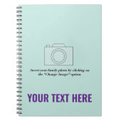 独自のムーンライトジェイドパステルを作成 ノートブック (正面)