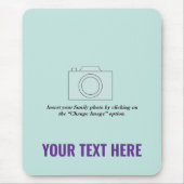 独自のムーンライトジェイドパステルを作成 マウスパッド (正面)