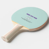 独自のムーンライトジェイドパステルを作成 卓球ラケット (正面アングル)