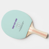 独自のムーンライトジェイドパステルを作成 卓球ラケット (横)