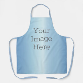 独自のメタリックアイス凍っていブルーフォイルをフェイク作成 エプロン